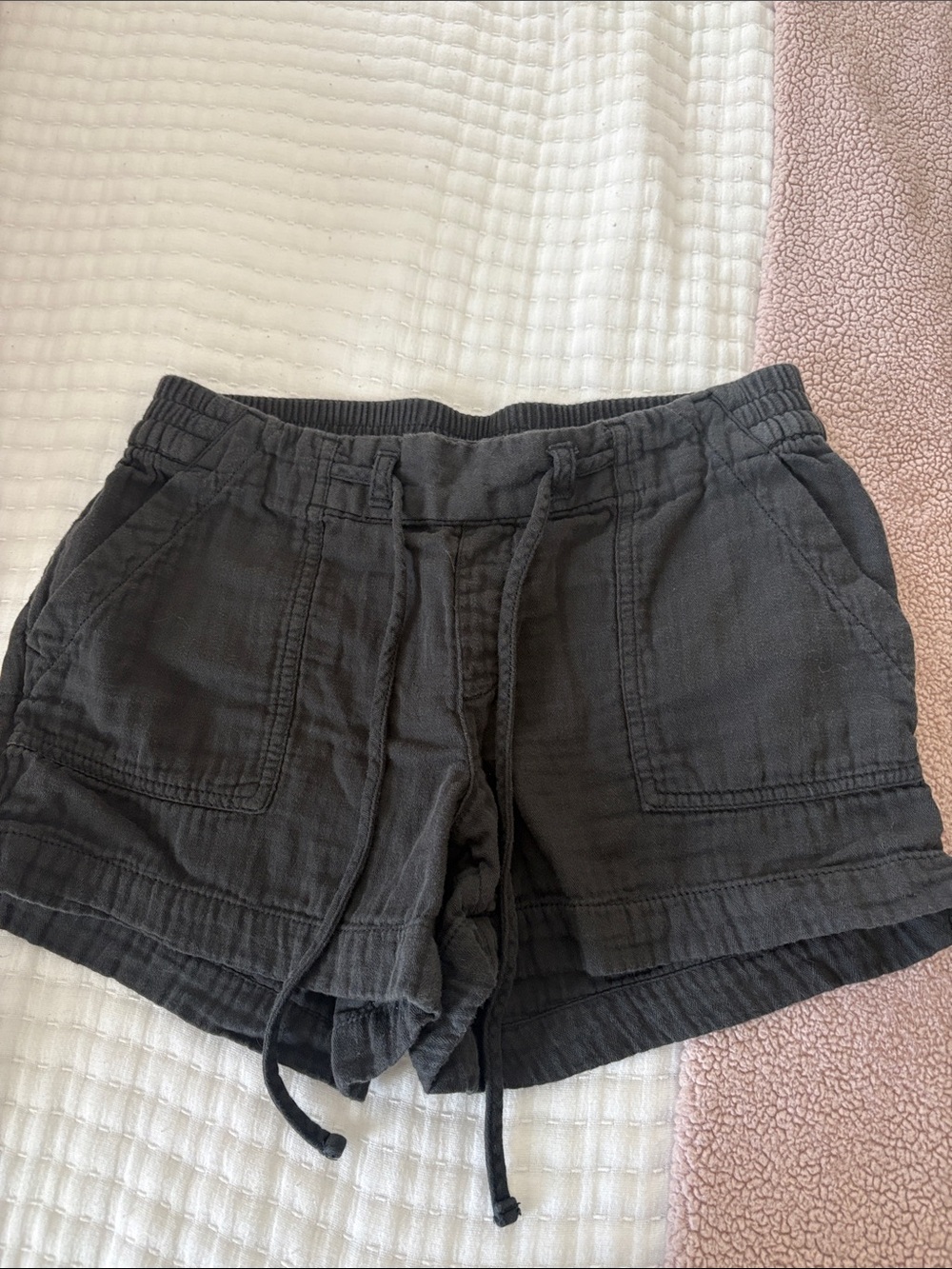 Old Navy Women's Charcoal Drawstring Shorts